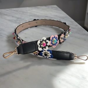 Studded shoulder strap or belt